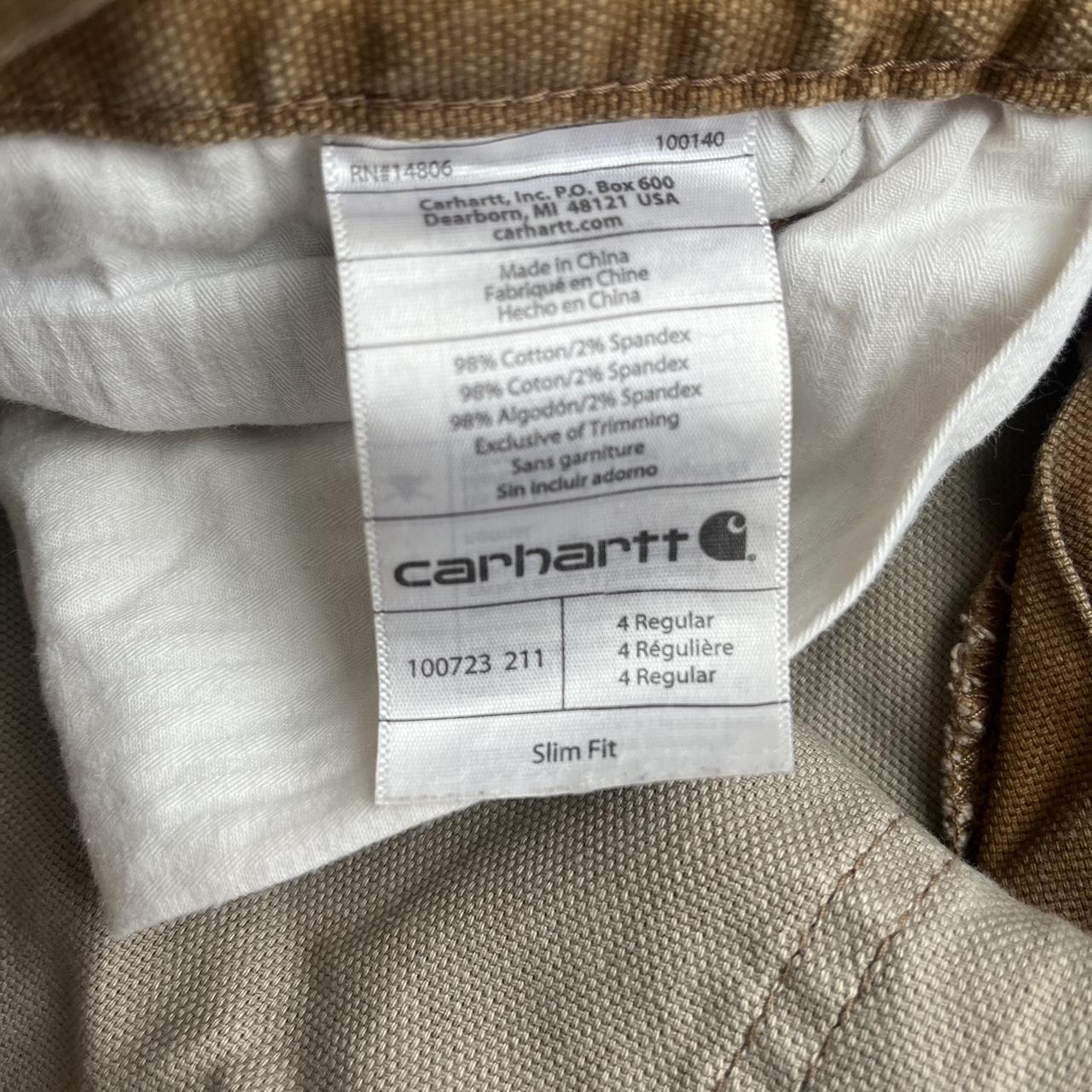 Carhartt Double Knee Womens Pants Faded and worn in... - Depop