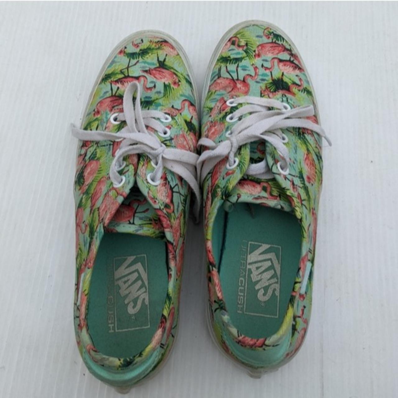 Flamingo print clearance vans