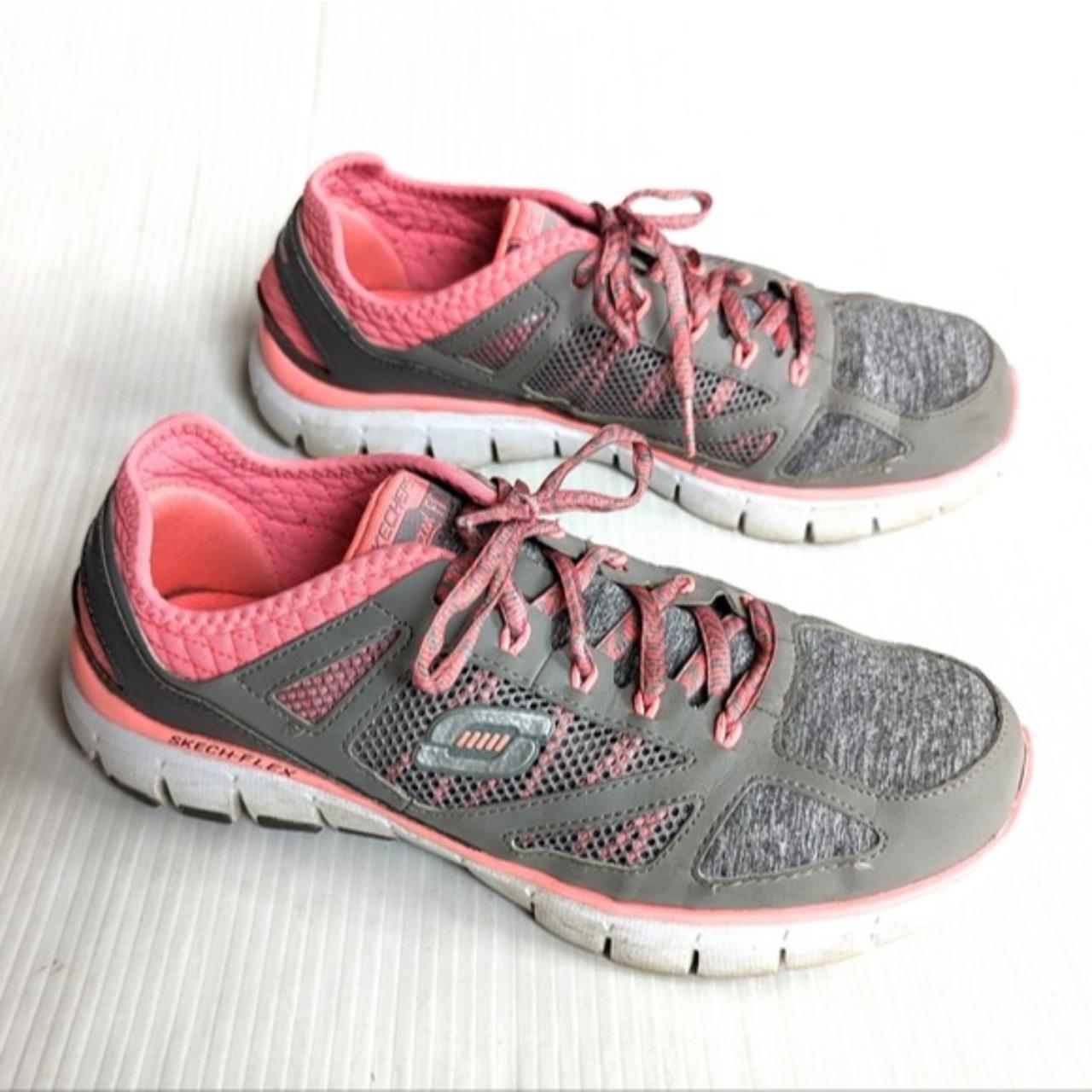 Skechers relaxed on sale fit pink