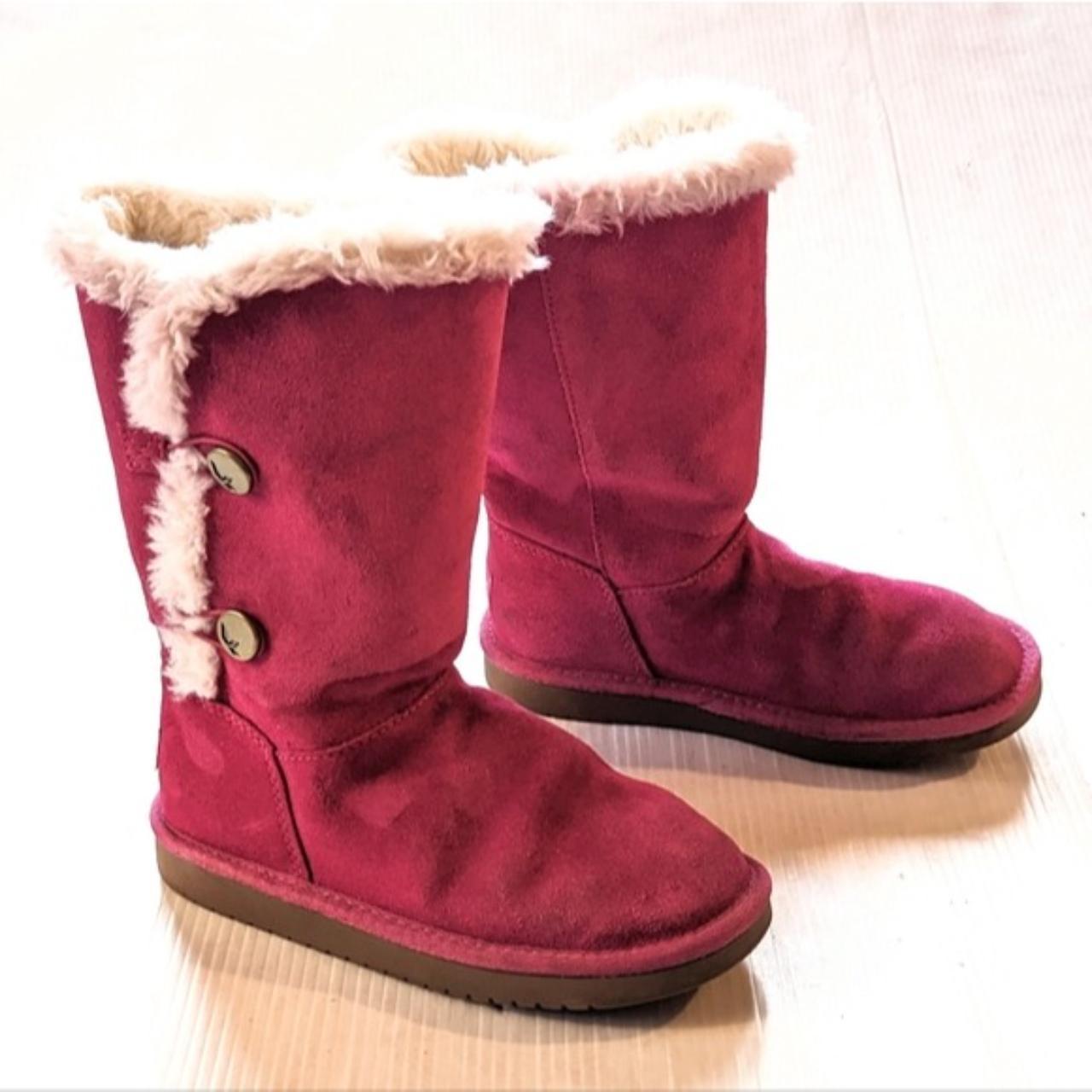 Koolaburra By Ugg Pink Tall Winter Boots Size 3 Depop 1728