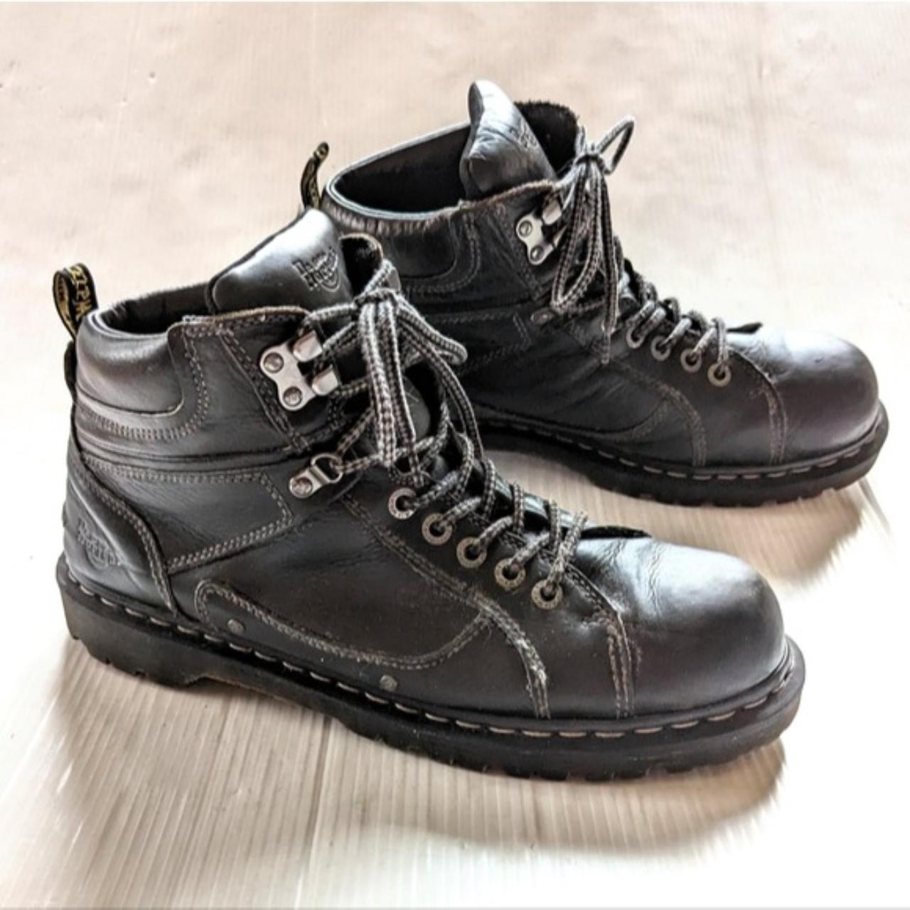 Mens high cut lace up hot sale martin boots