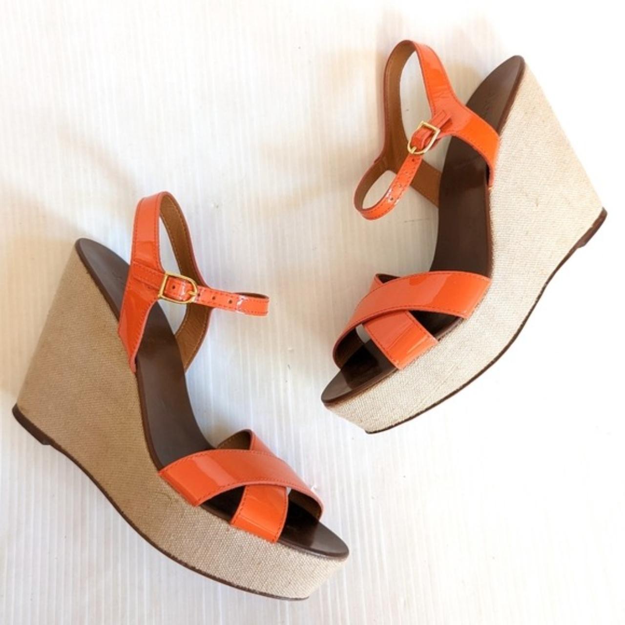 J crew wedge store sandals