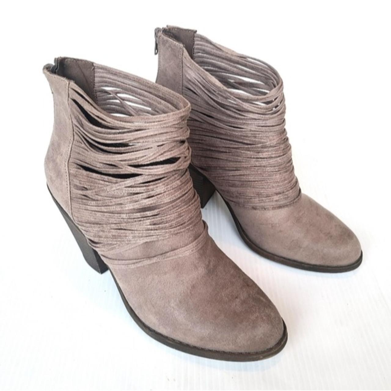 Fergalicious taupe sale boots