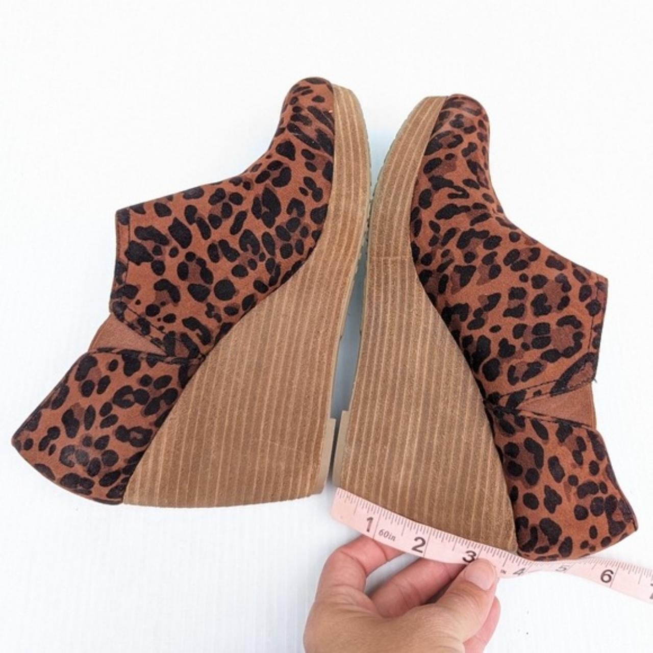 dr scholl's leopard wedge