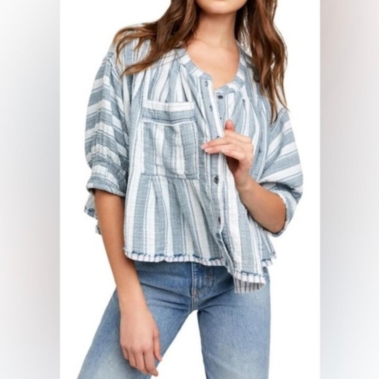 Free people wtf lisbon yarn dye outlets top