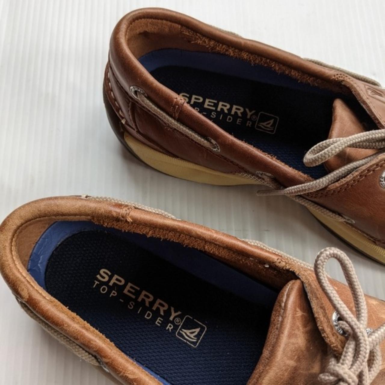 Sperry intrepid dark on sale tan