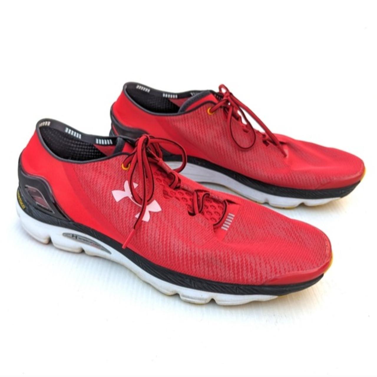 Under Armour Mens Speedform Velociti 1298572-600 Red Running Shoes
