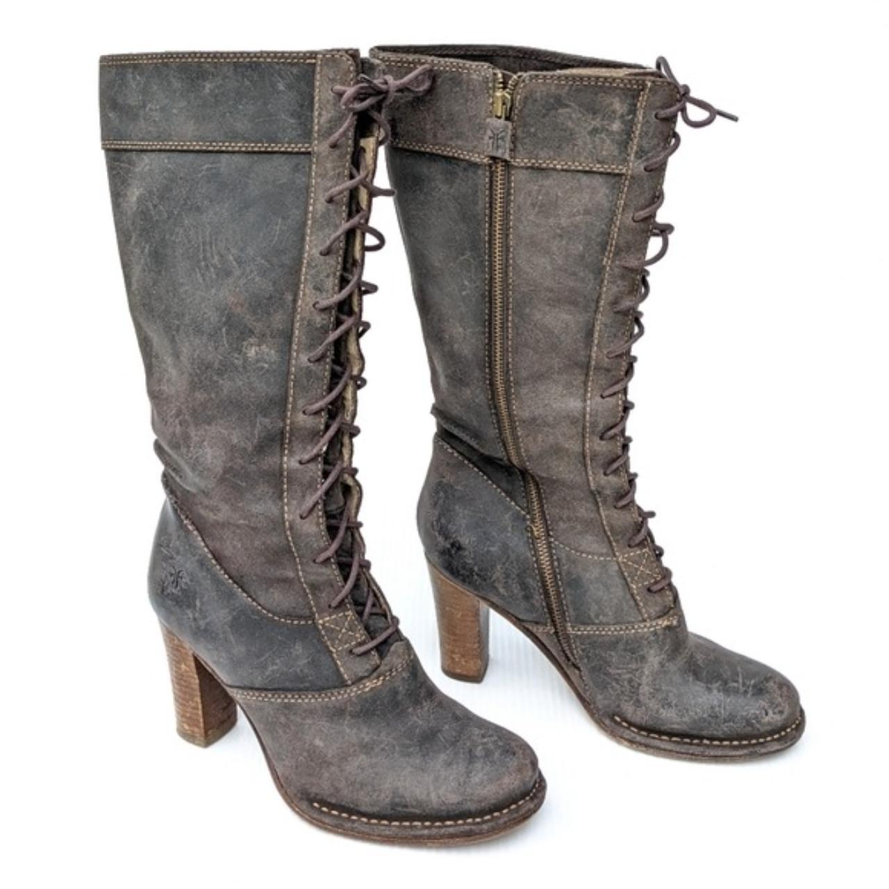 Frye villager lace up boots hotsell