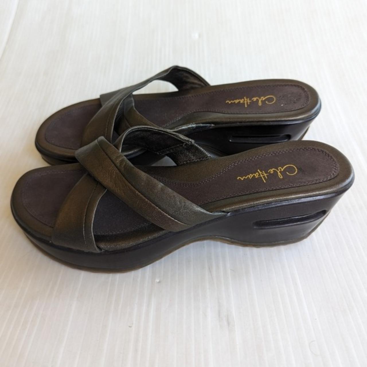 cole haan nike air wedge sandals