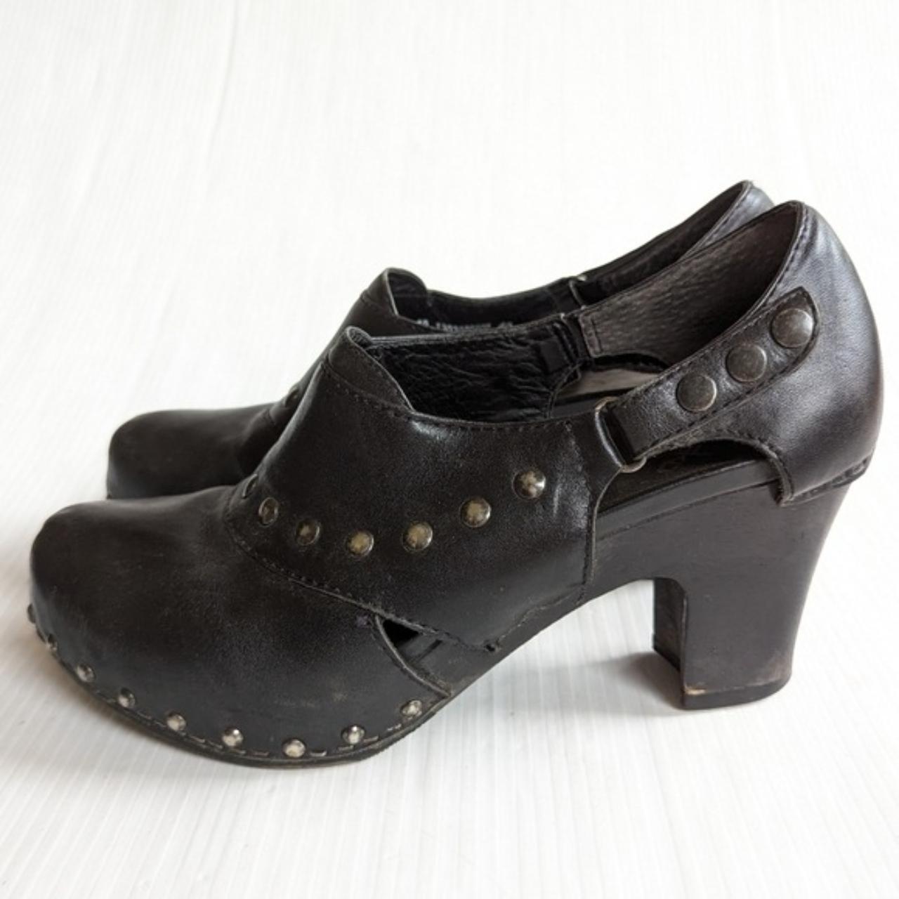 DANSKO Ryder Women's black leather studded platform | Depop