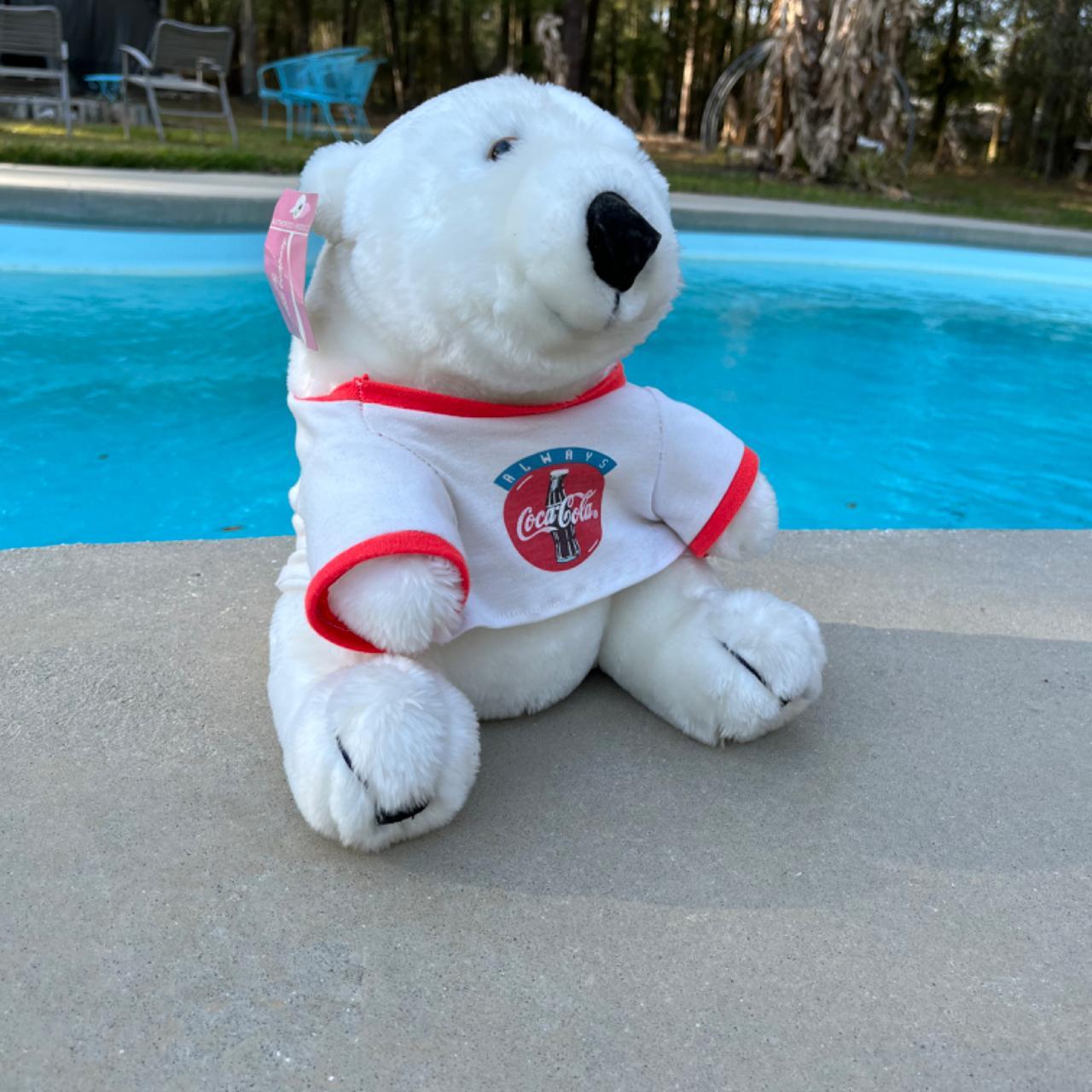 coca cola plush polar bear 1993