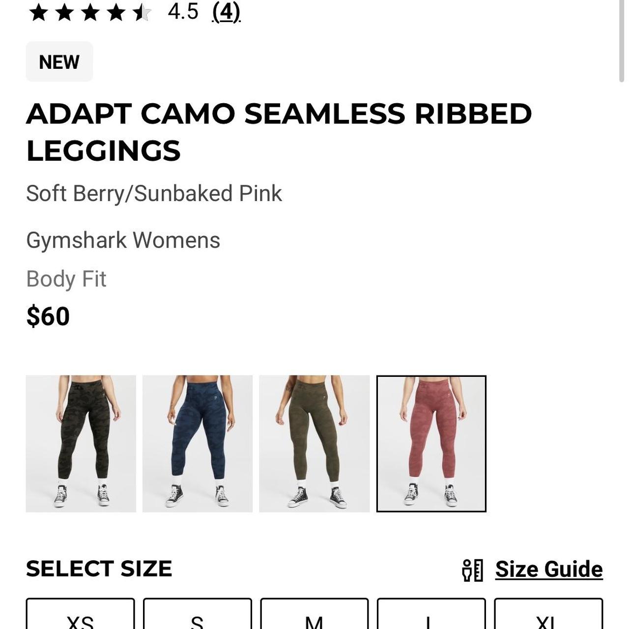 Adapt Camo Seamless Ribbed Leggings