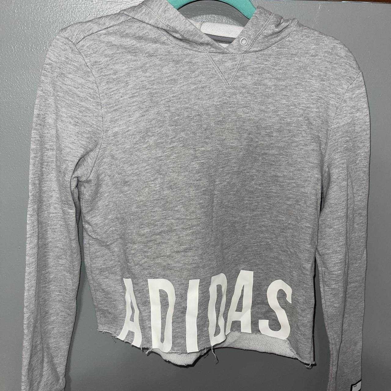 Light grey adidas discount sweatshirt