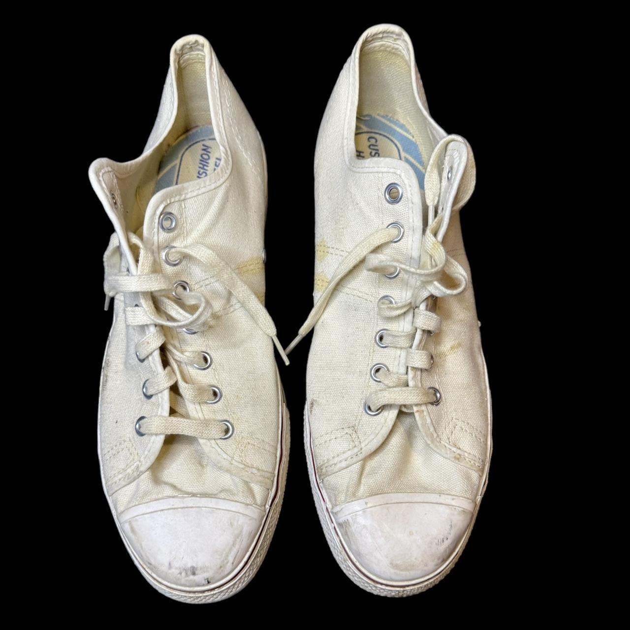 Vintage Rare made in USA 1950s Converse White low