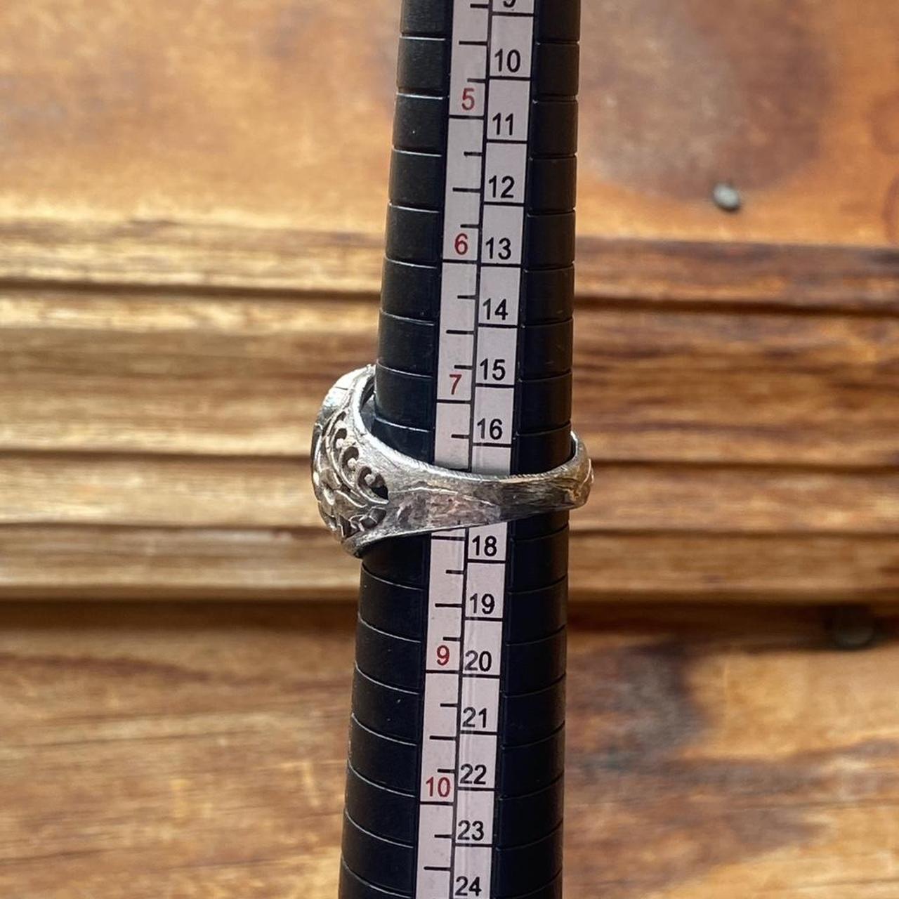 Women's Ring - Silver – unique statement ring wit… - image 8