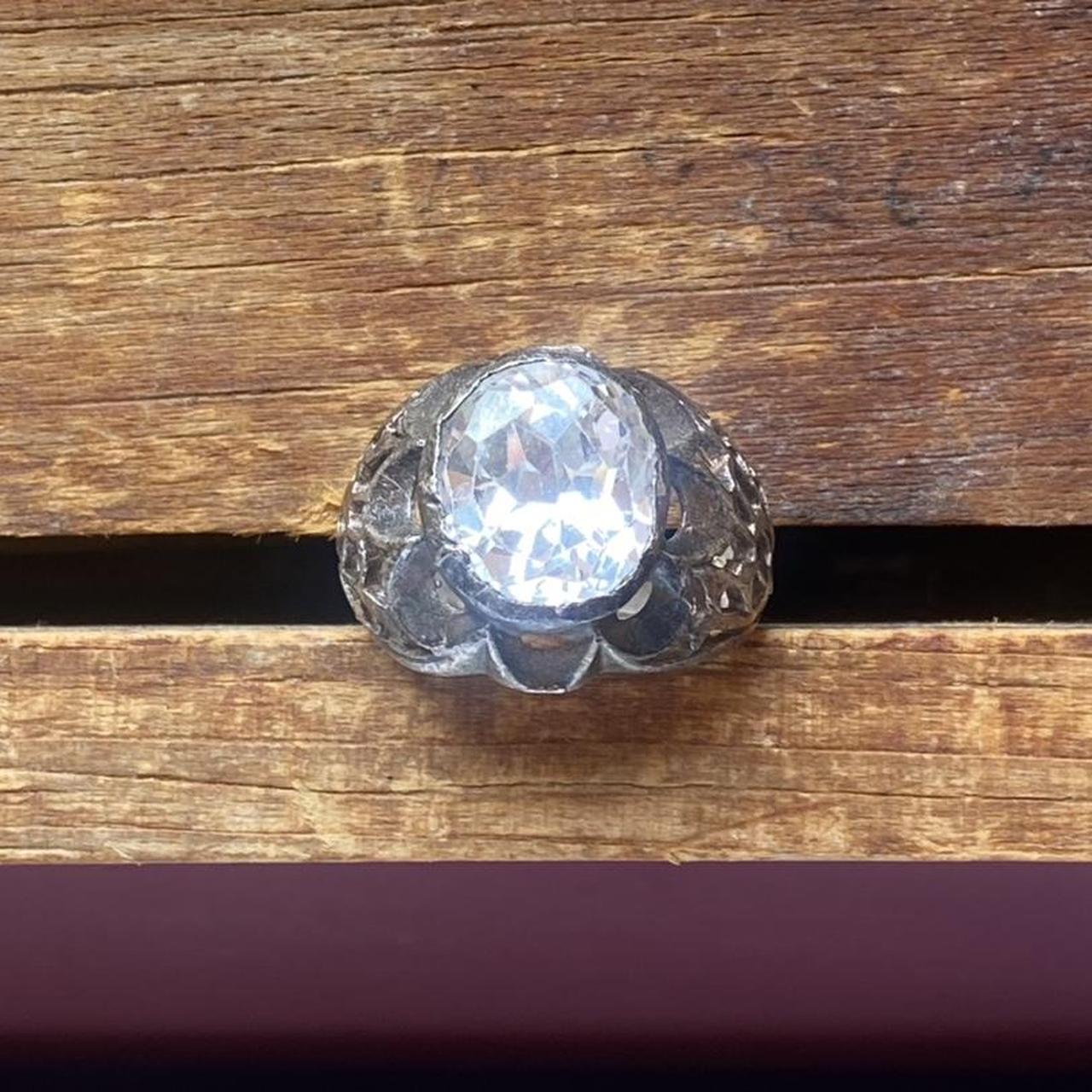 Women's Ring - Silver – unique statement ring wit… - image 6