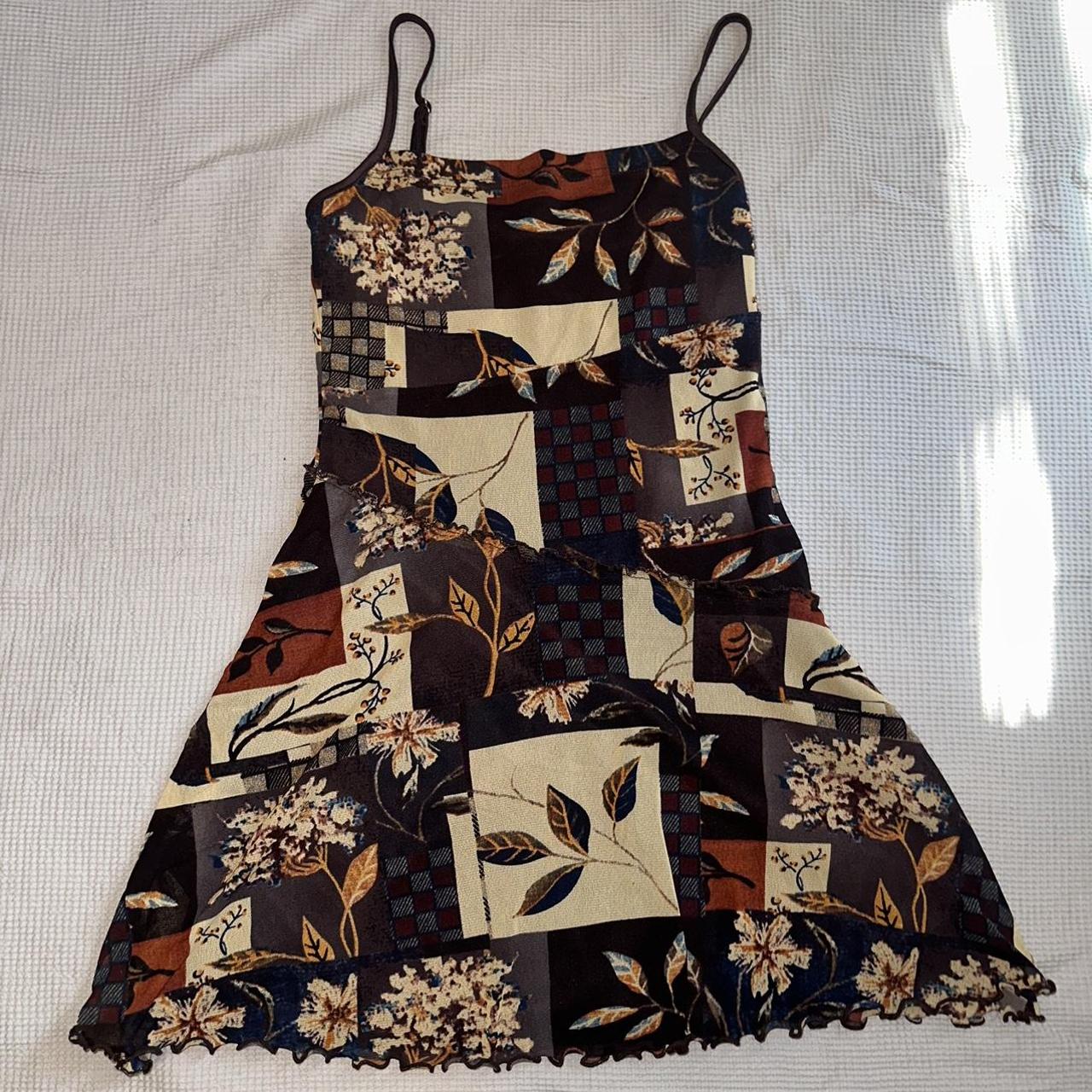 Cider Women's Brown Dress Depop