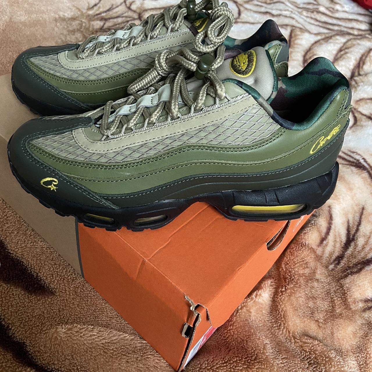 Gutta Green Corteiz x Nike Air Max 95 Size Depop