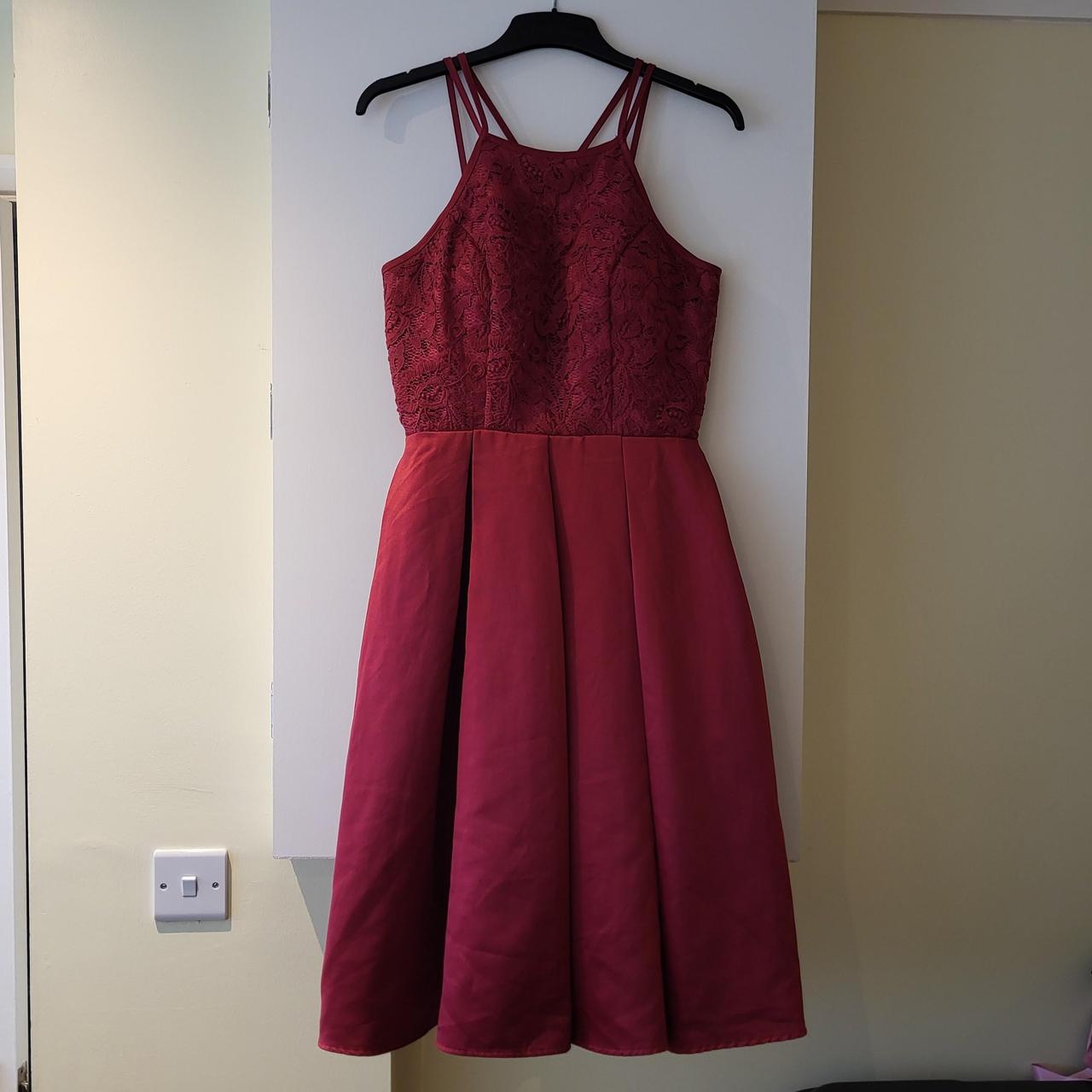 Chi chi london burgundy dress best sale