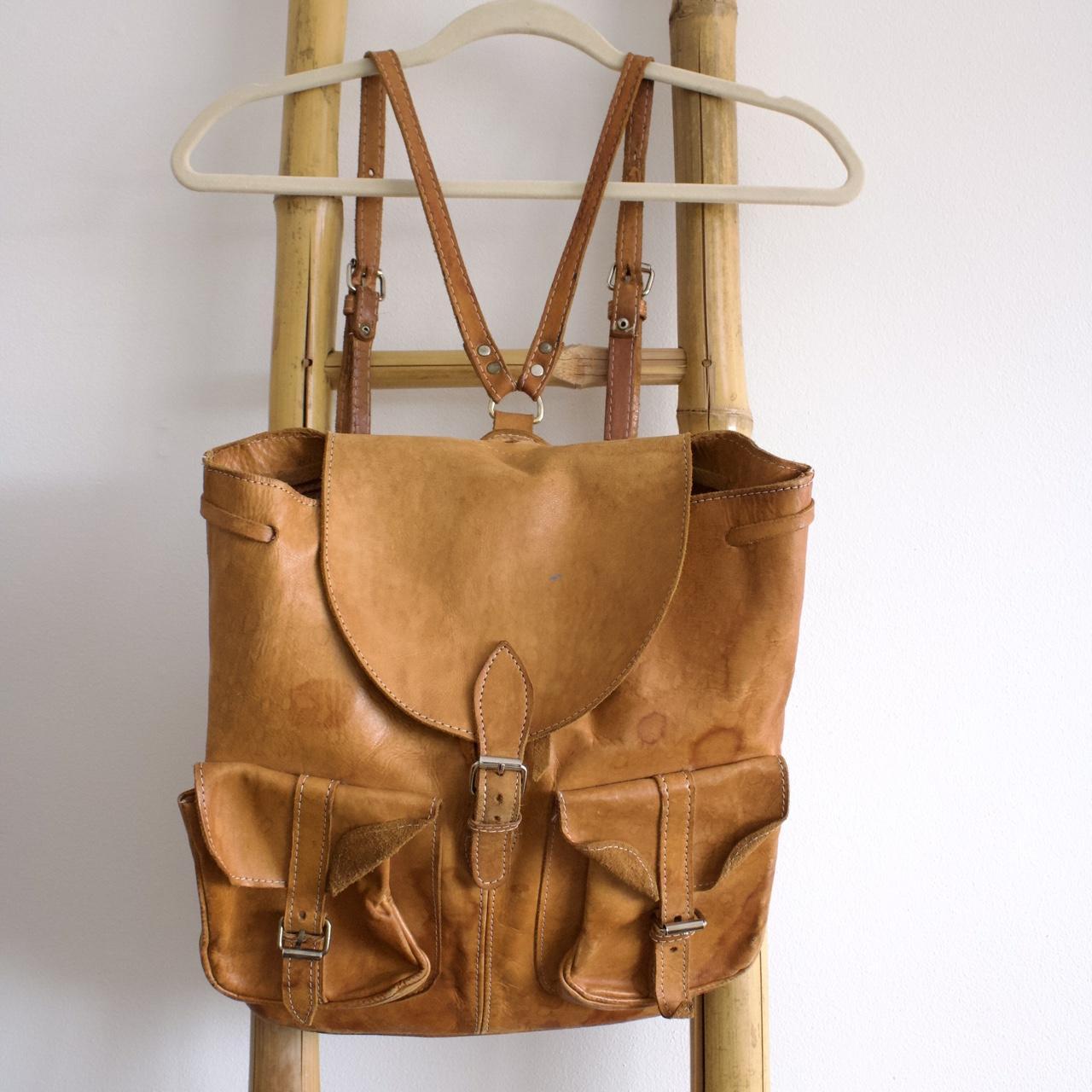 Distressed leather backpack for womens online