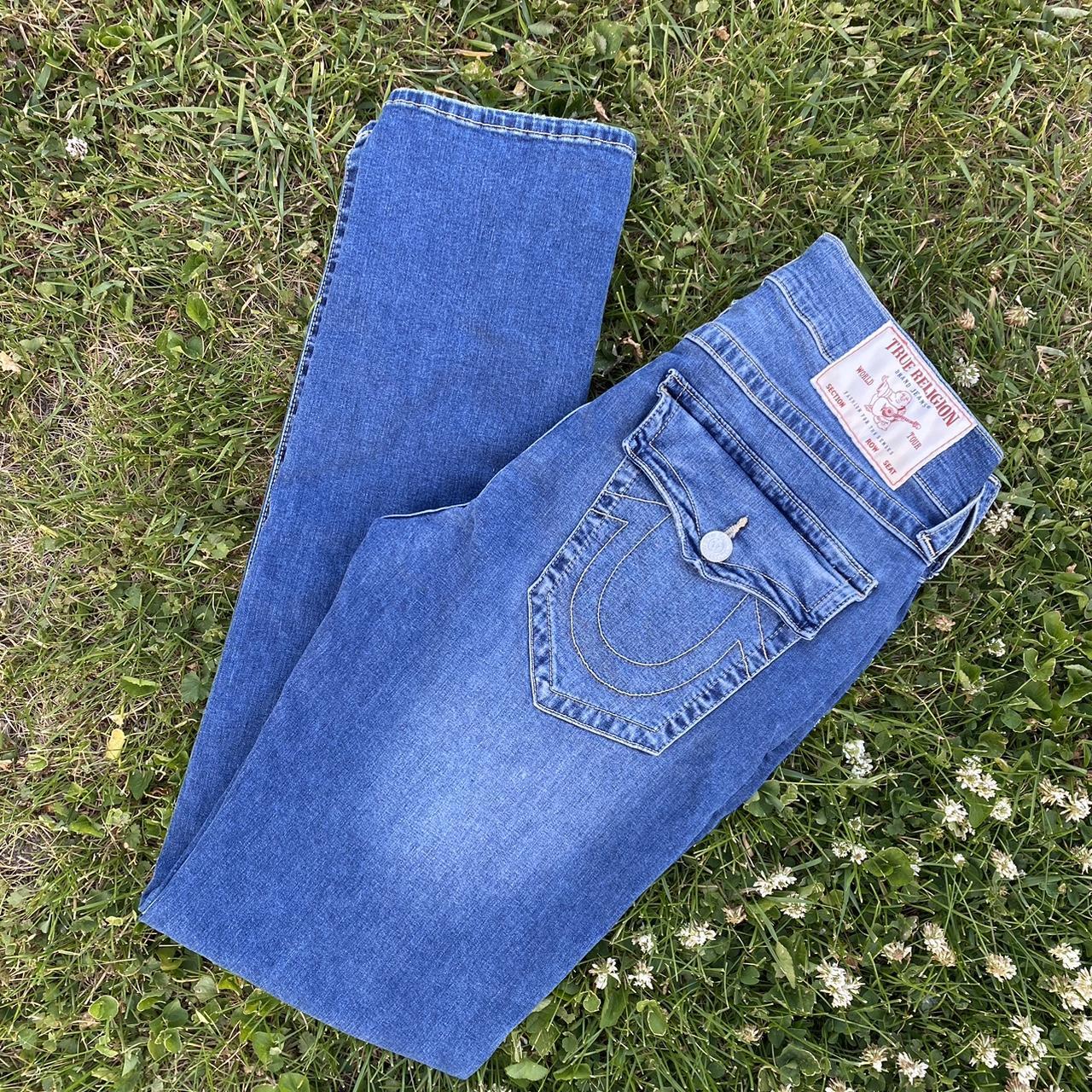 True Religion Geno Jeans Size 32 In great... - Depop