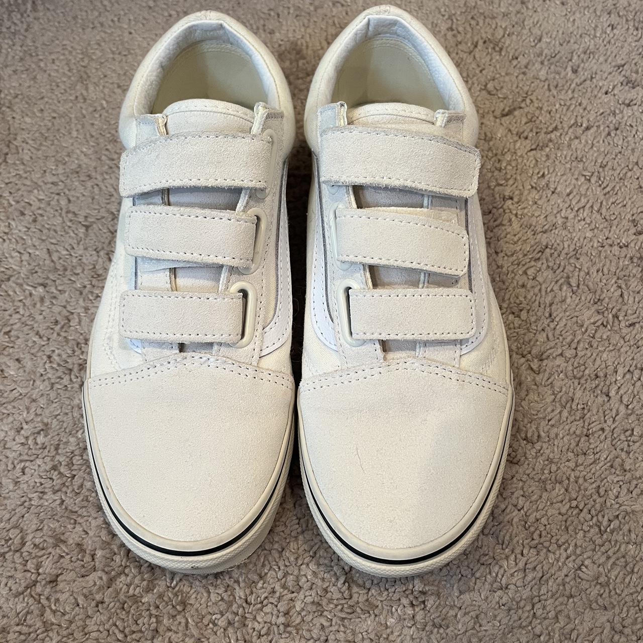 Off white velcro store vans