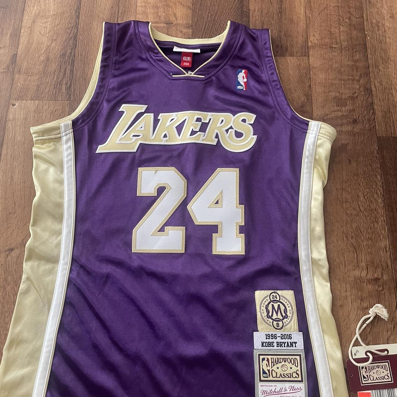 Real authentic Lakers adidas 24 Kobe Bryant Jersey - Depop