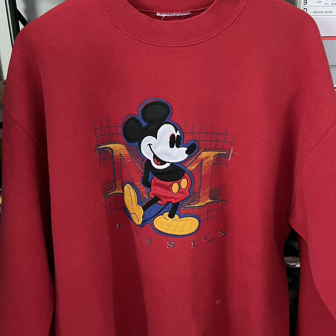 Vintage The Disney Catalog Mickey Mouse Embroidered cheapest Sweatshirt size large