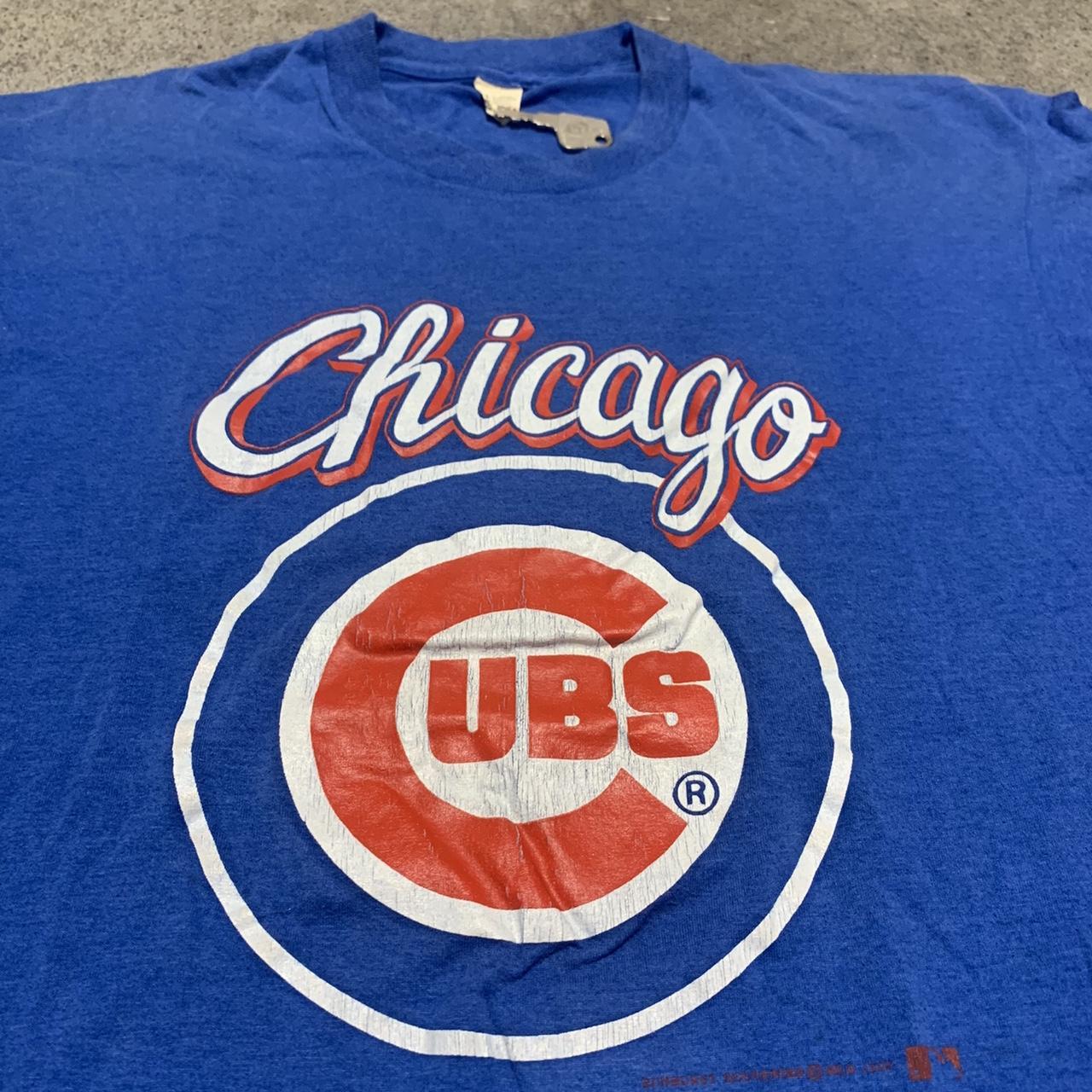 Vintage 80s Chicago Cubs T Shirt 80s MLB Baseball - Depop