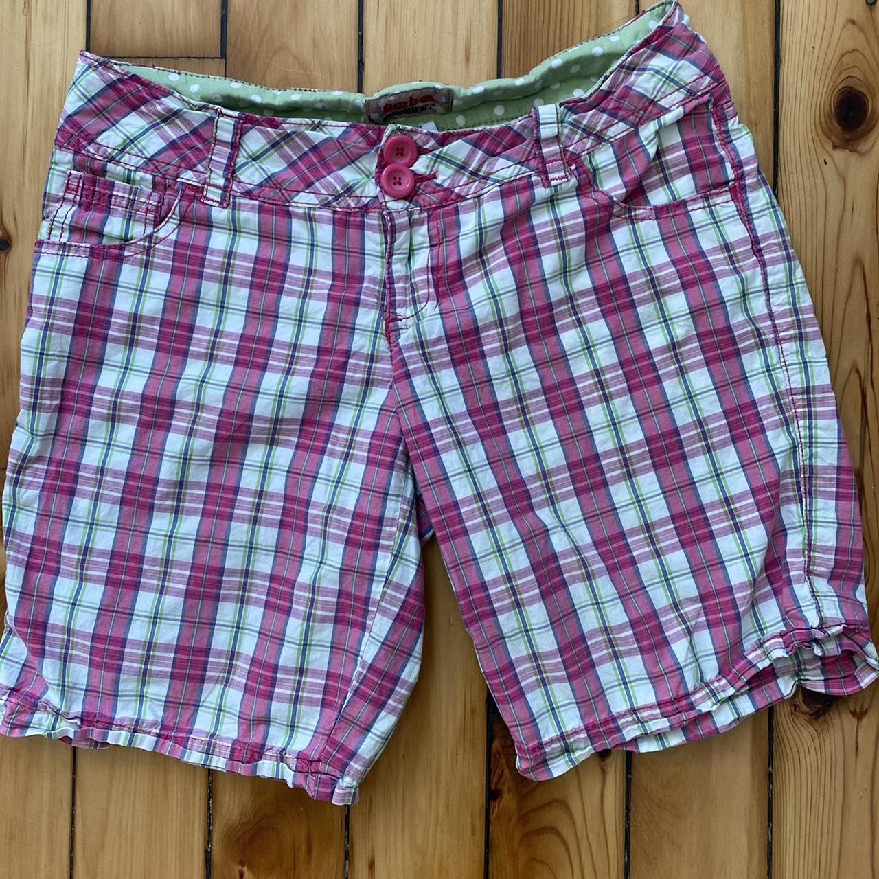 Cute vintage Y2K No Boundaries pink plaid Depop