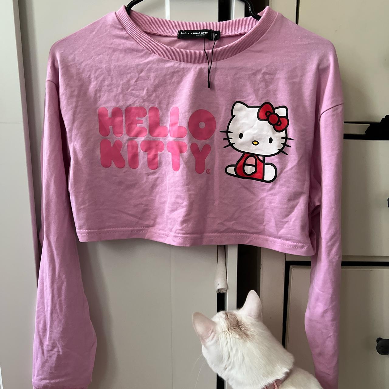 Hello Kittyx Shein Crop top . . . - Depop