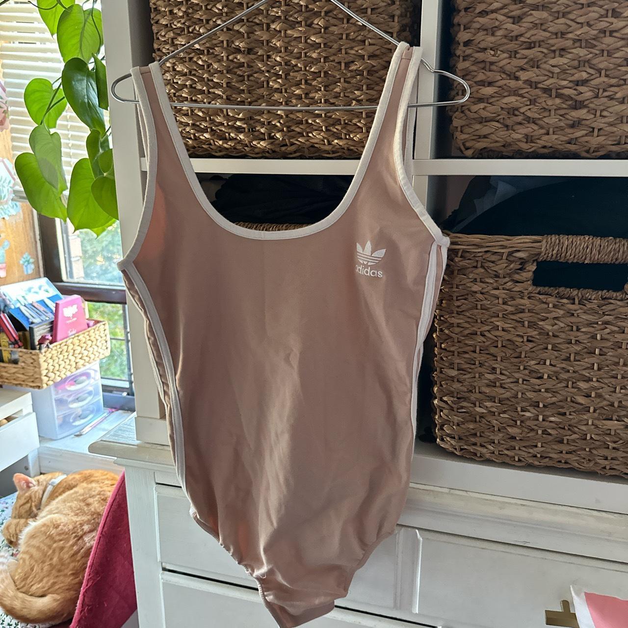 Adidas bodysuit Size large No stains - Depop