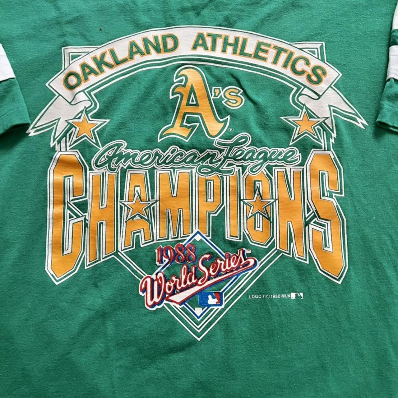 Vintage Oakland A's Shirt // 1988 World Series Oakland