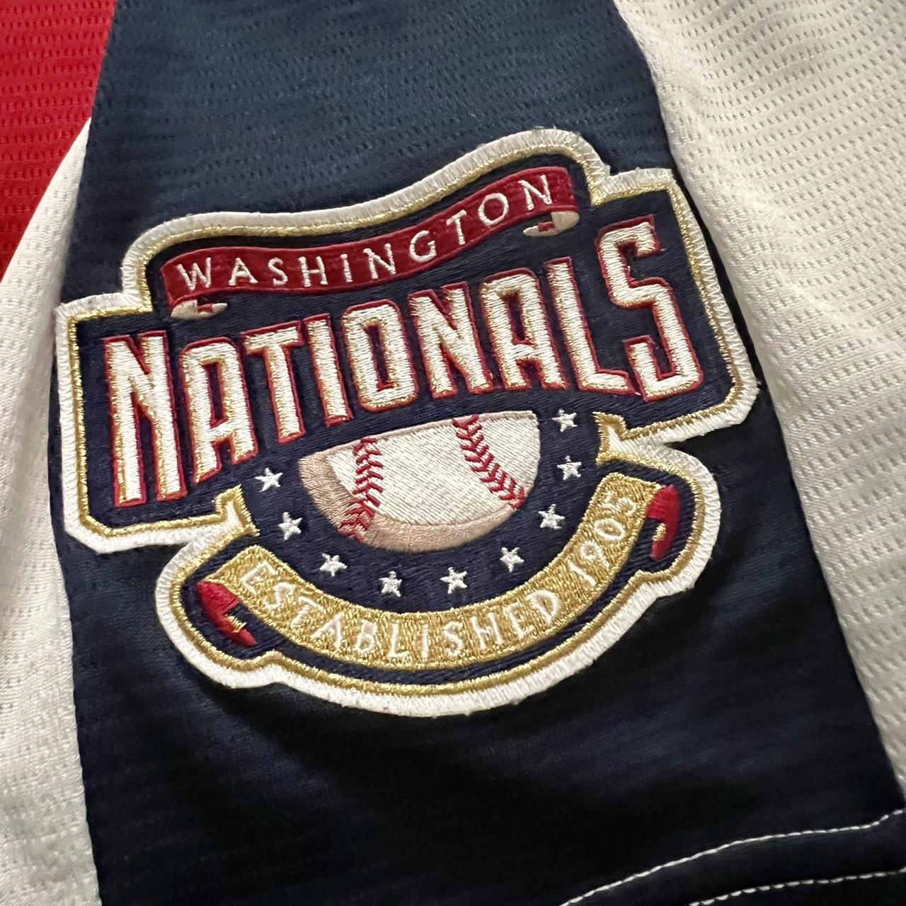 🔥🔥🔥 Vintage Y2K Washington Nationals warmup Jersey … - Depop