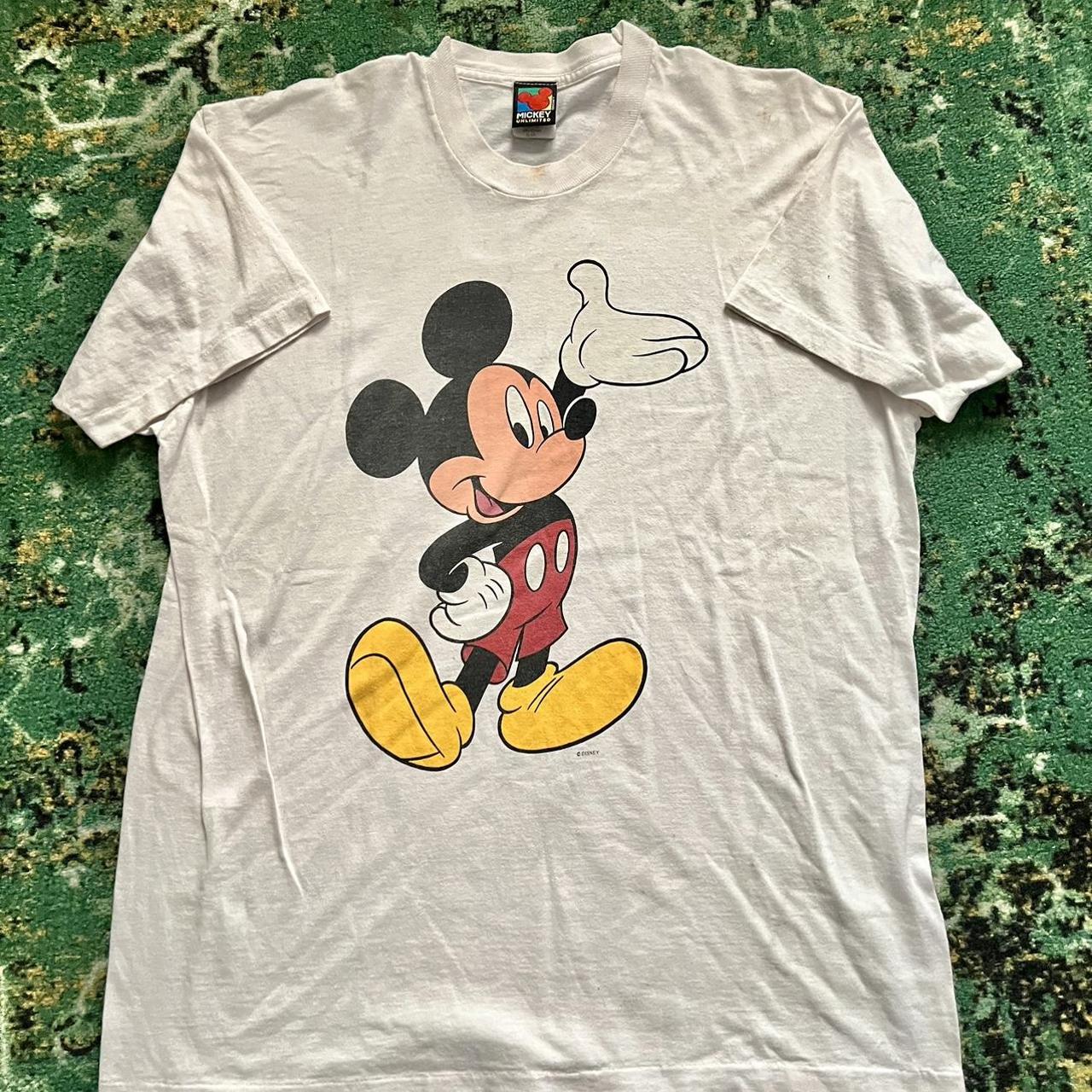 🔥🔥🔥Vintage 1990s Disney Mickey Mouse shirt … Big... - Depop