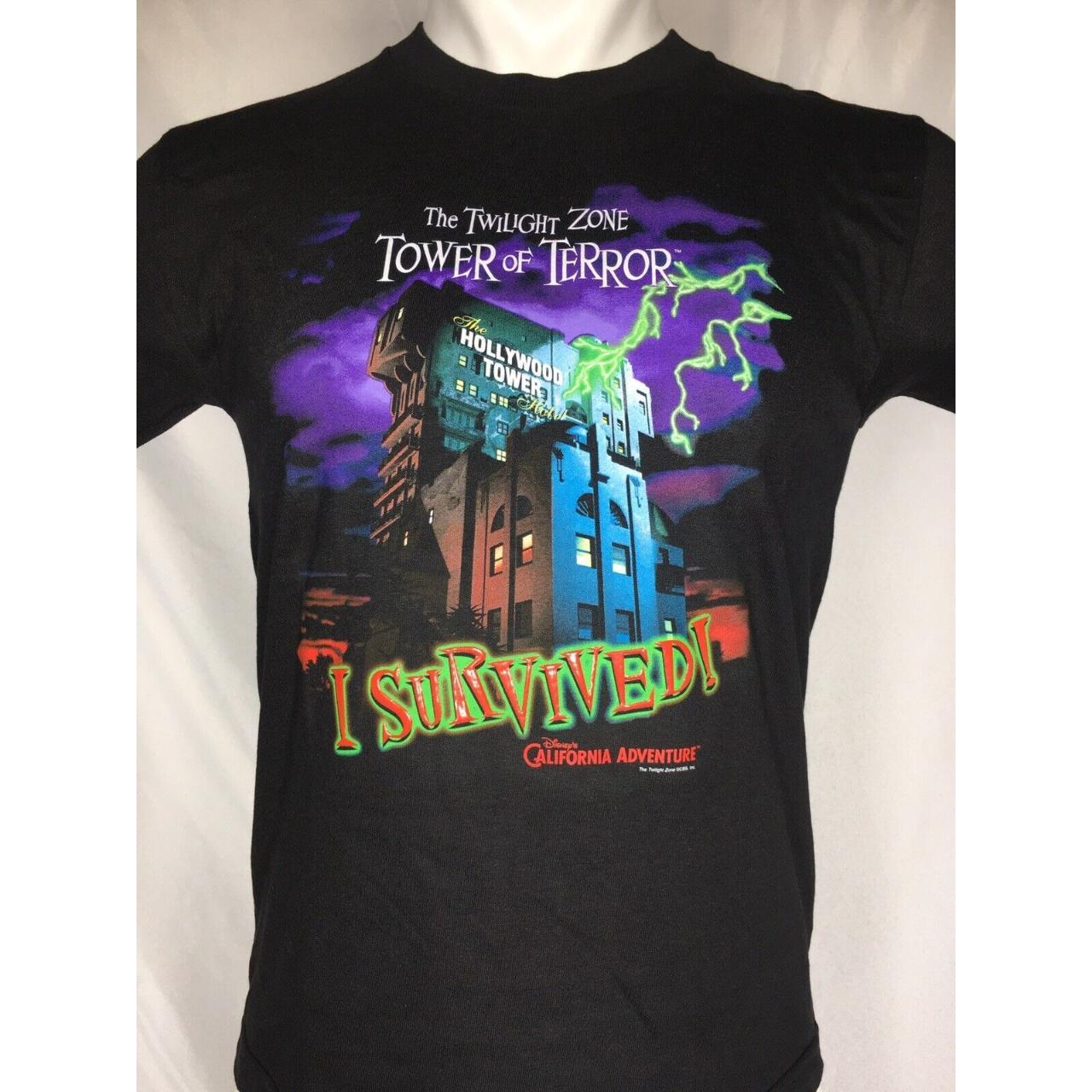 DISNEY Tower of Terror Tシャツ Vintage Disney World Twilight Zone Tower Of Terror T-shirt