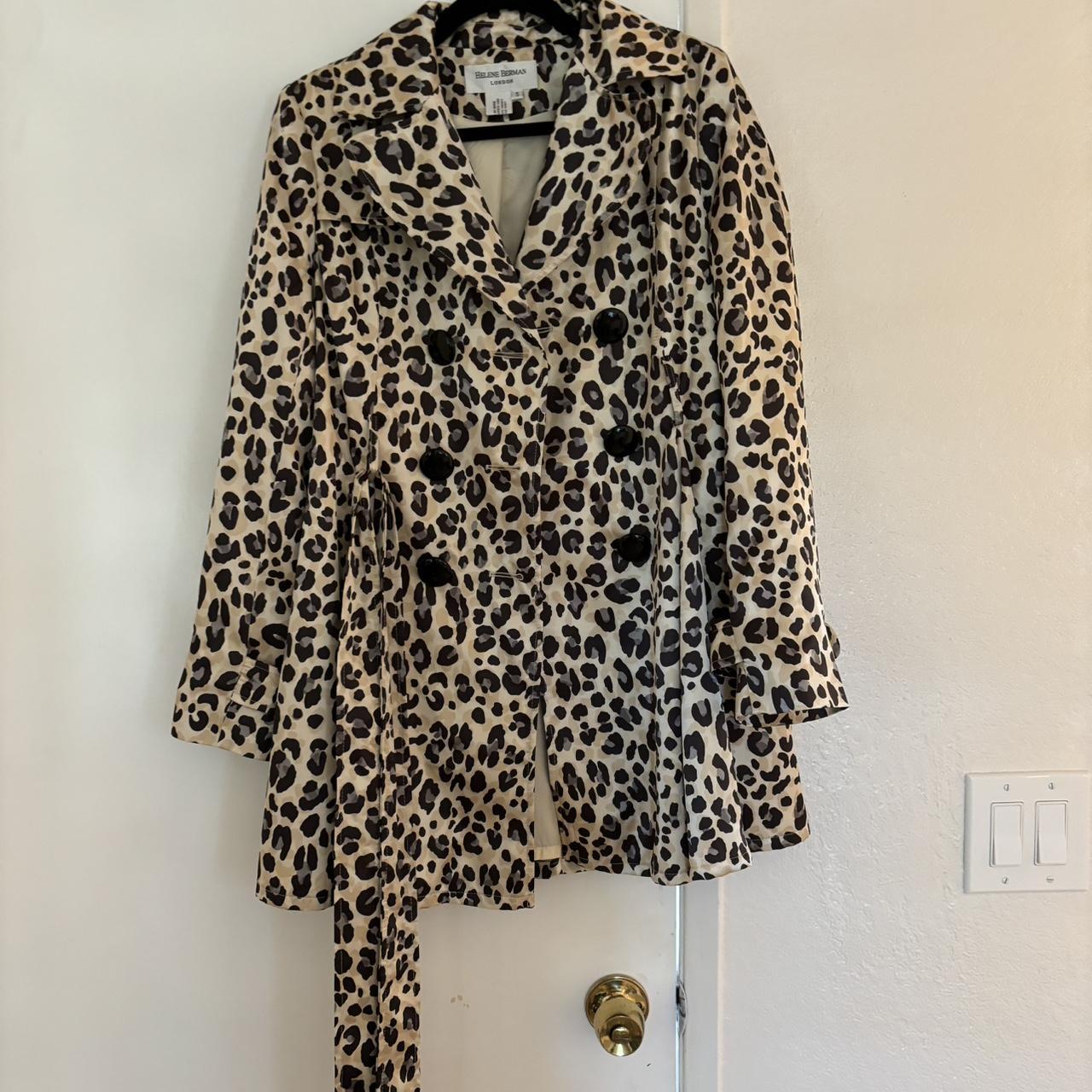 Helene berman clearance leopard print coat