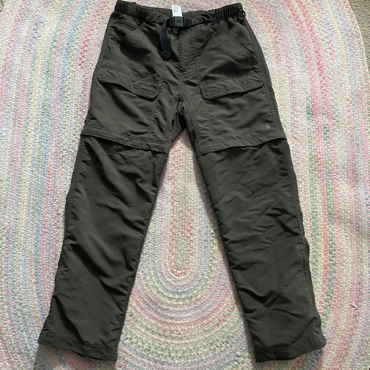 The North Face Men's Green Trousers | Depop