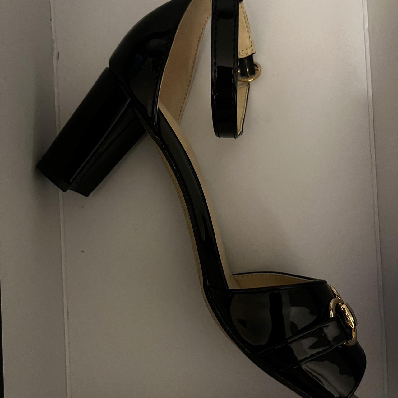 Tommy Hilfiger Women S Black And Gold Footwear Depop