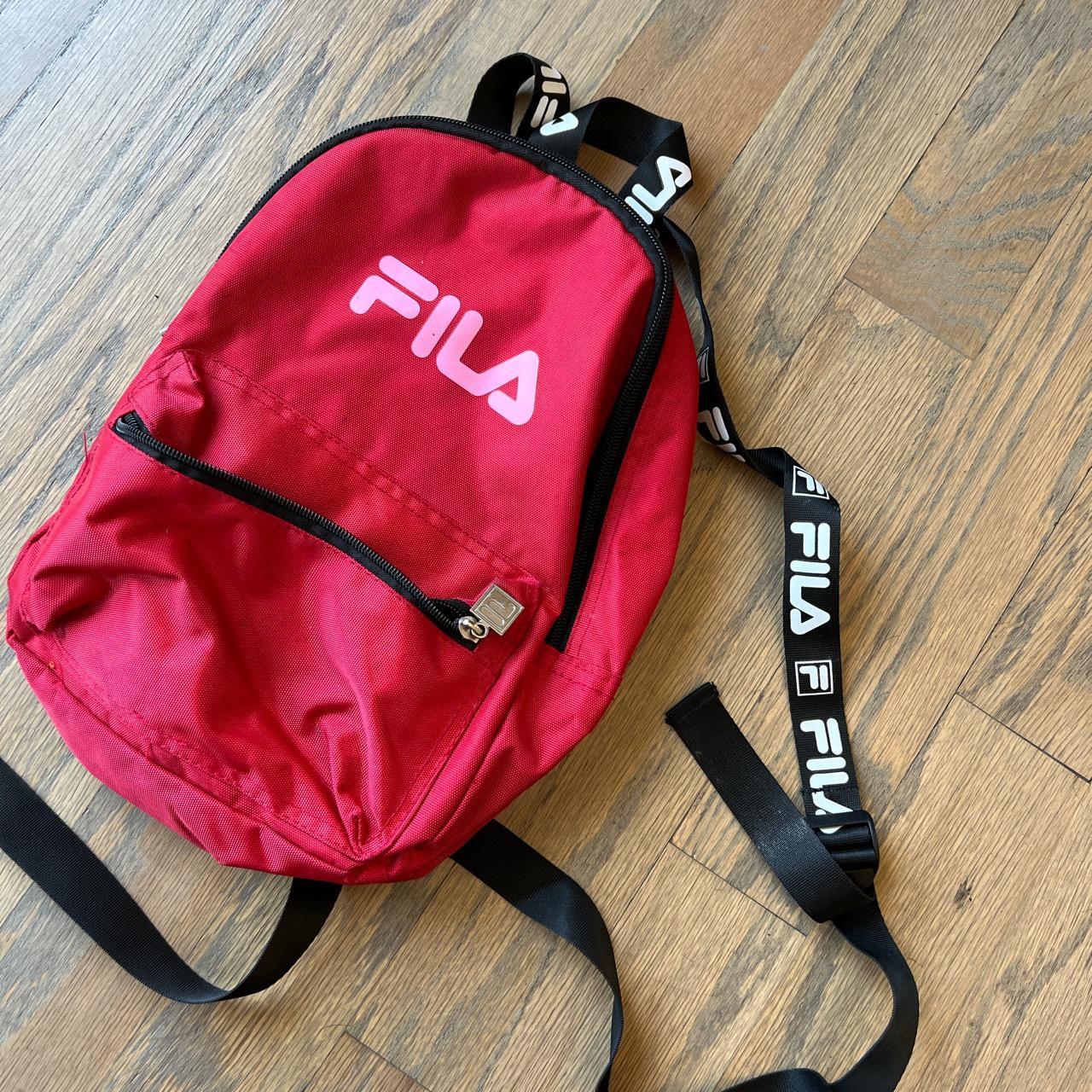 Fila shop backpack red