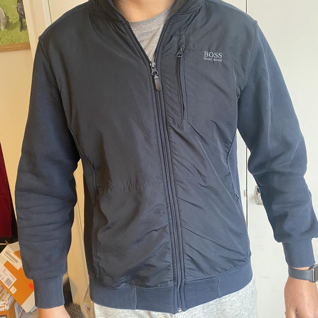 Hugo Boss Men's Navy Jacket Depop