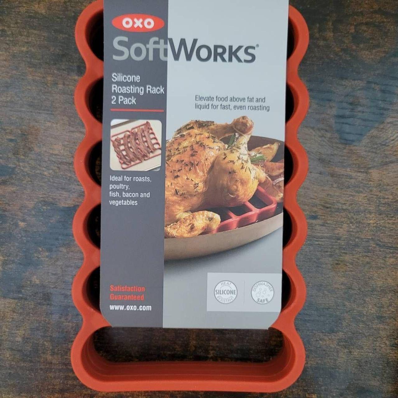 Oxo silicone roasting discount rack