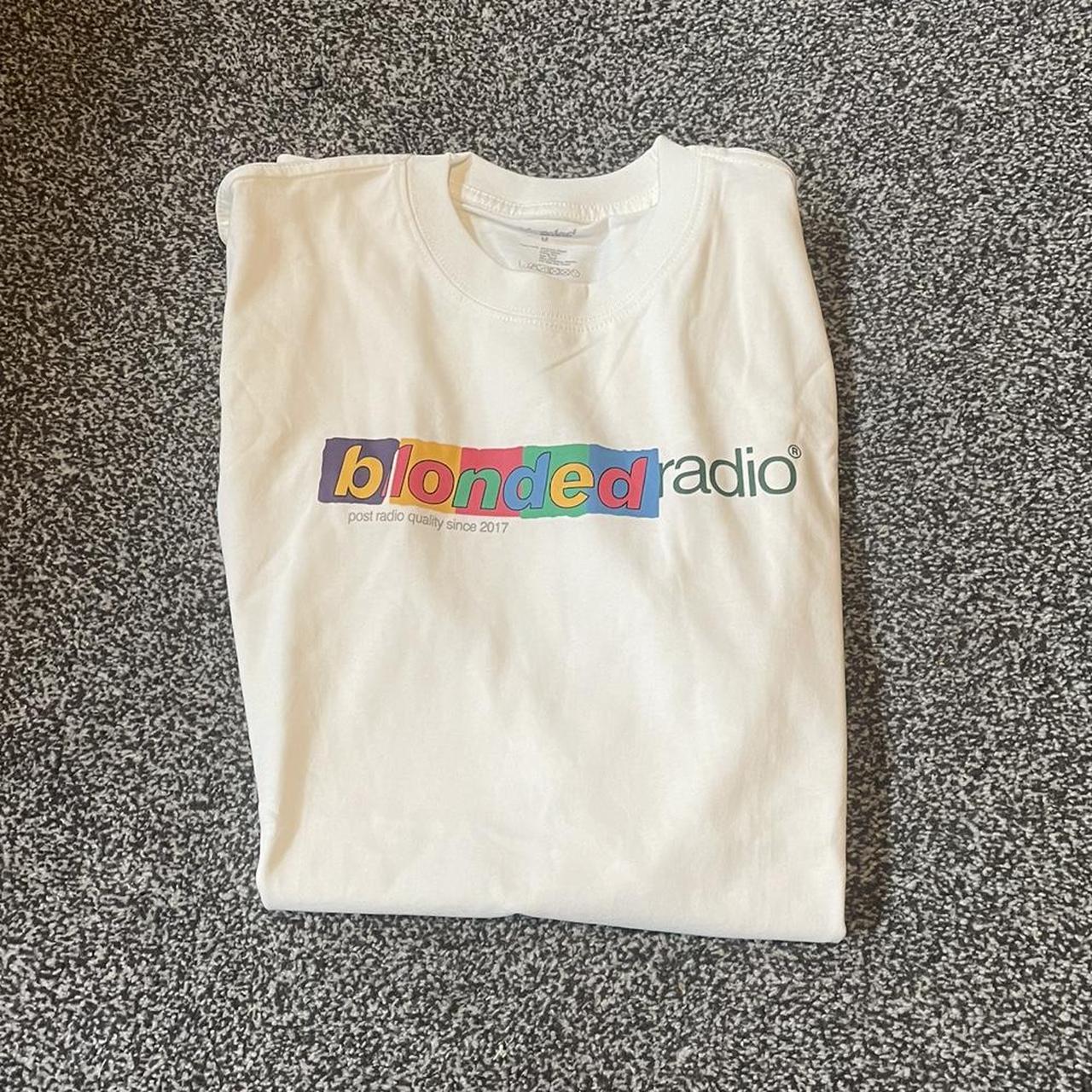 frank ocean blonded radio Tシャツ Sサイズ Frank Ocean Blonded Radio New Classic Logo T-shirt White