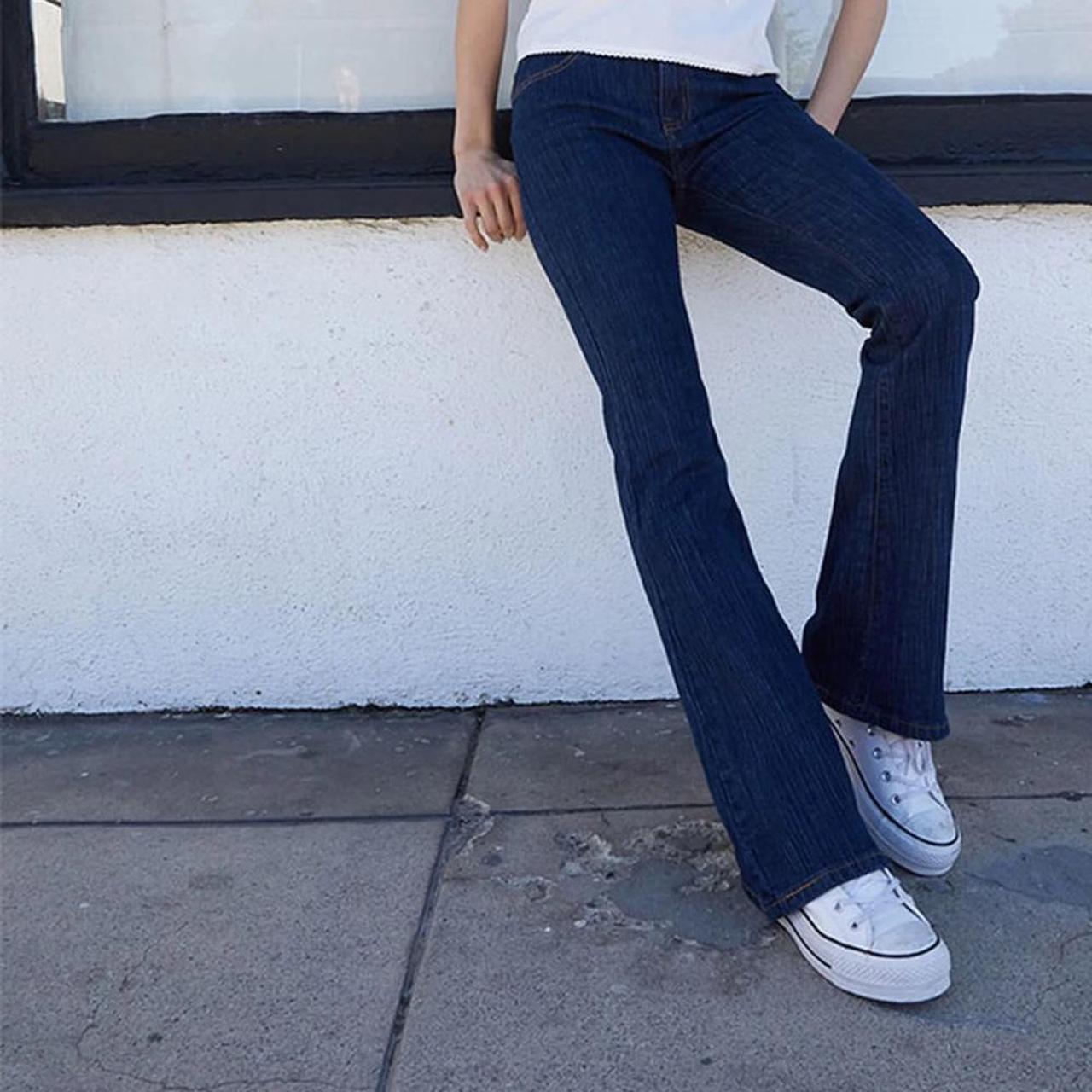 Brandy Melville Women's Jeans Blue/Navy S – Brandy Melville