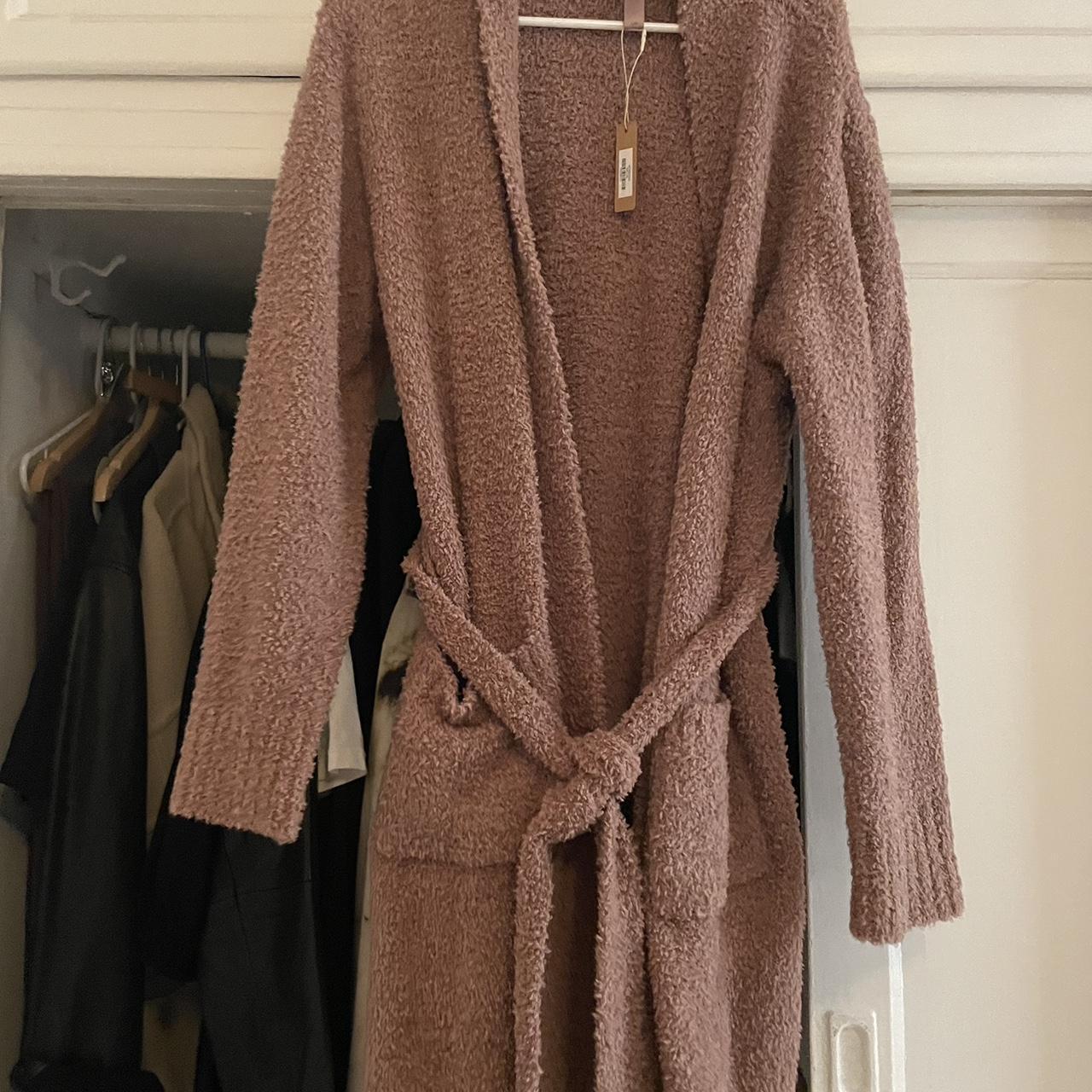 Womens Skims brown Cozy Knit Robe