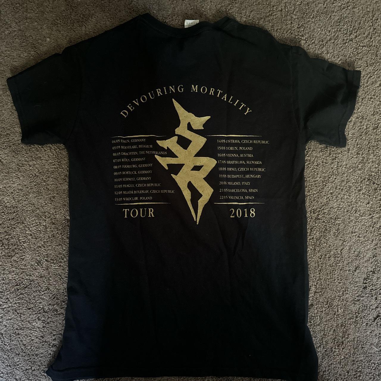 Cool Skeletal Remains 2018 Tour Shirt, Death Metal, - Depop