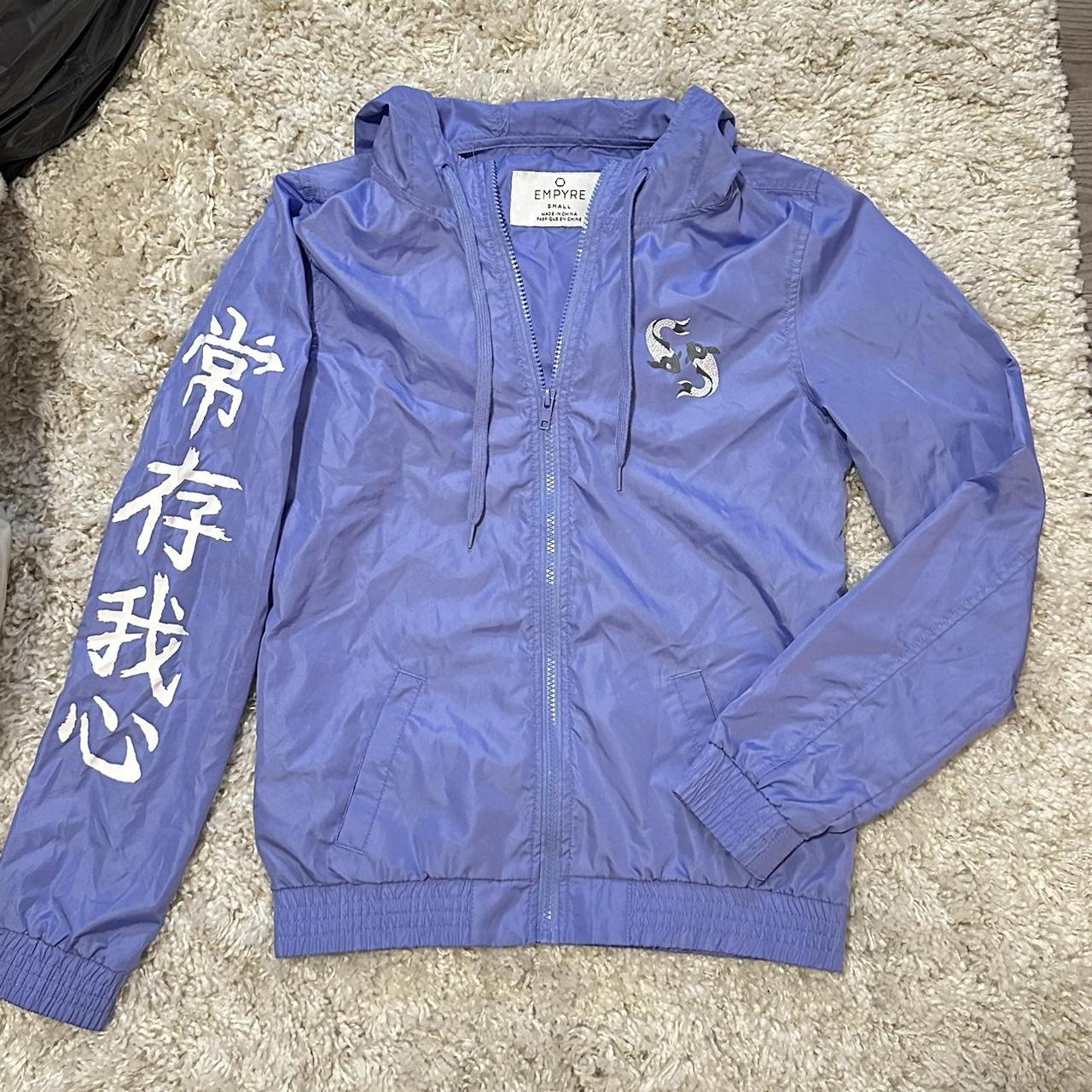 Purple Zumiez Windbreaker Womens Small Light Purple Zumiez Empyre Koi