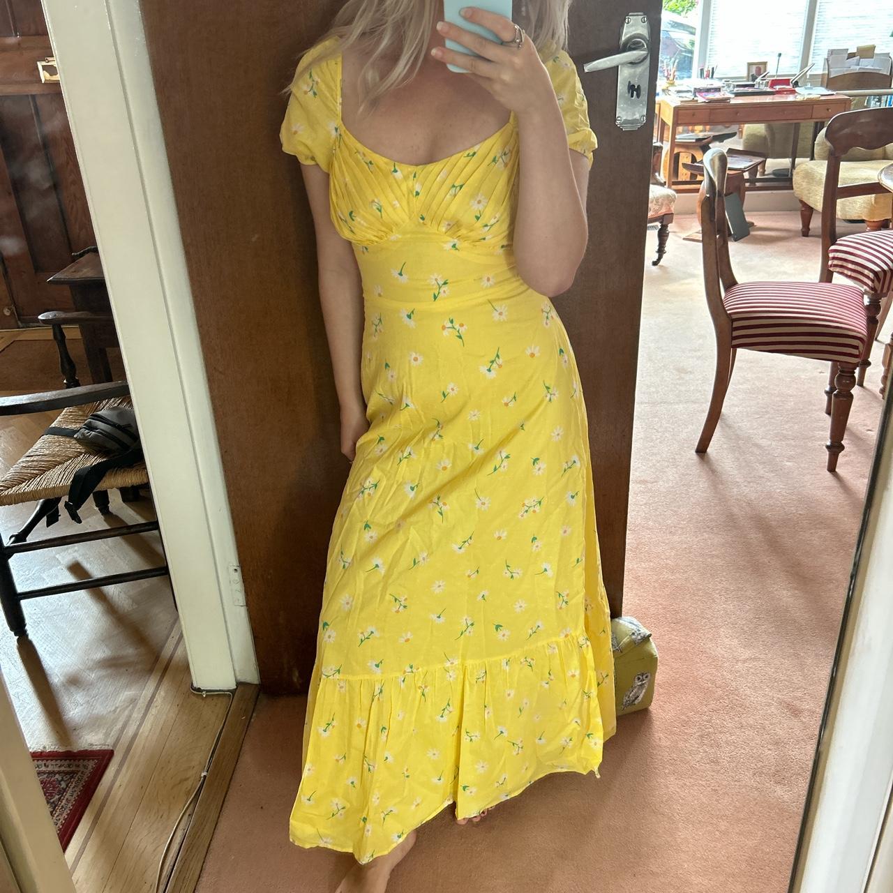 Oliver bonas yellow outlet dress