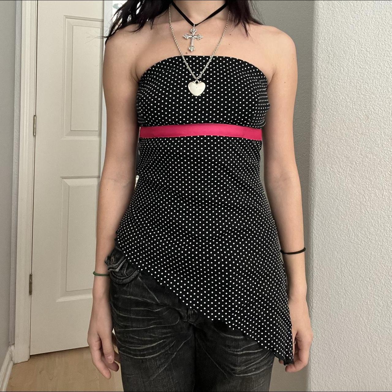 The Cutest Asymmetrical Tube Top -in great condition... - Depop
