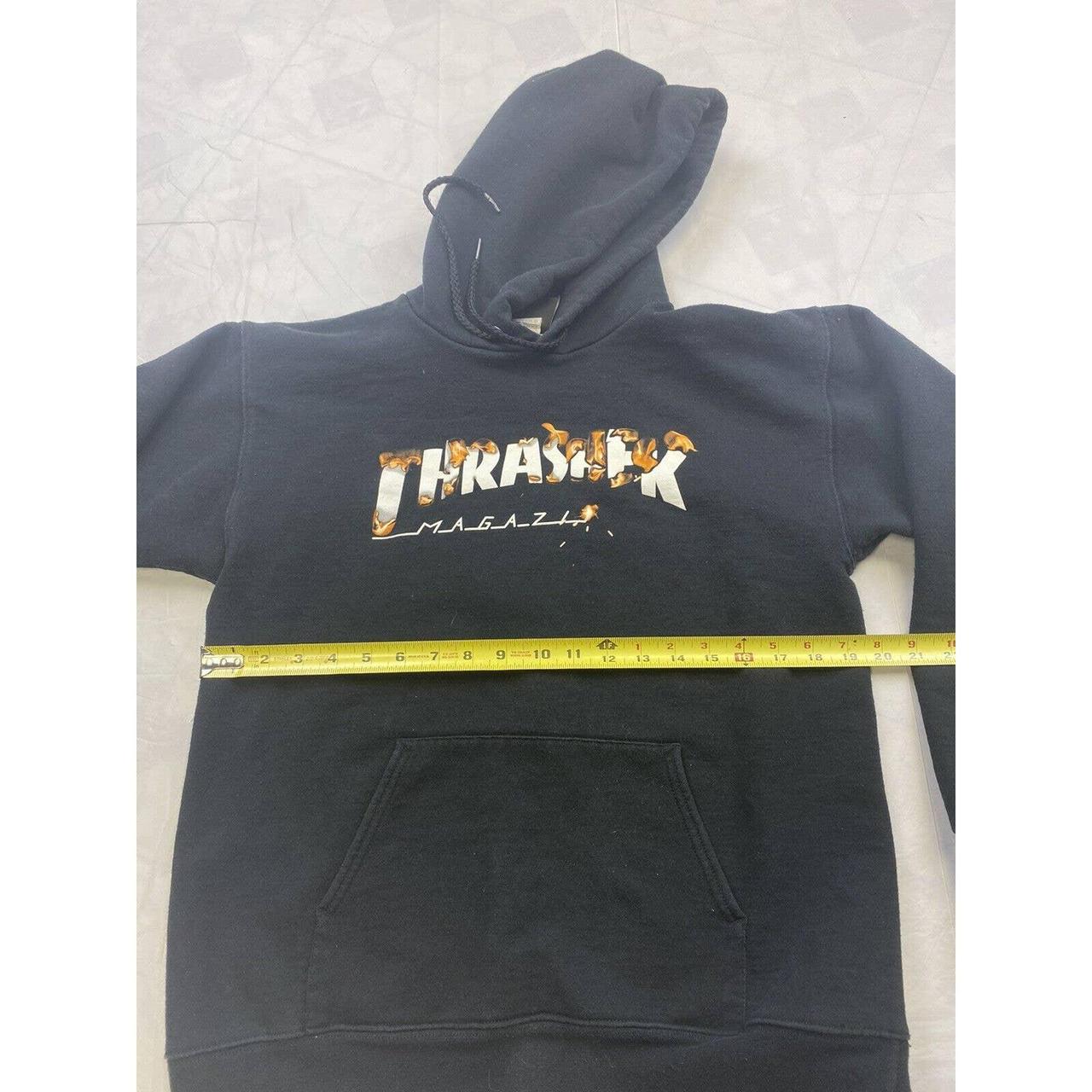 Thrasher intro best sale burner black hoodie